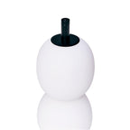 Lampe à poser moderne Rodmar en Noir marbre Blanc