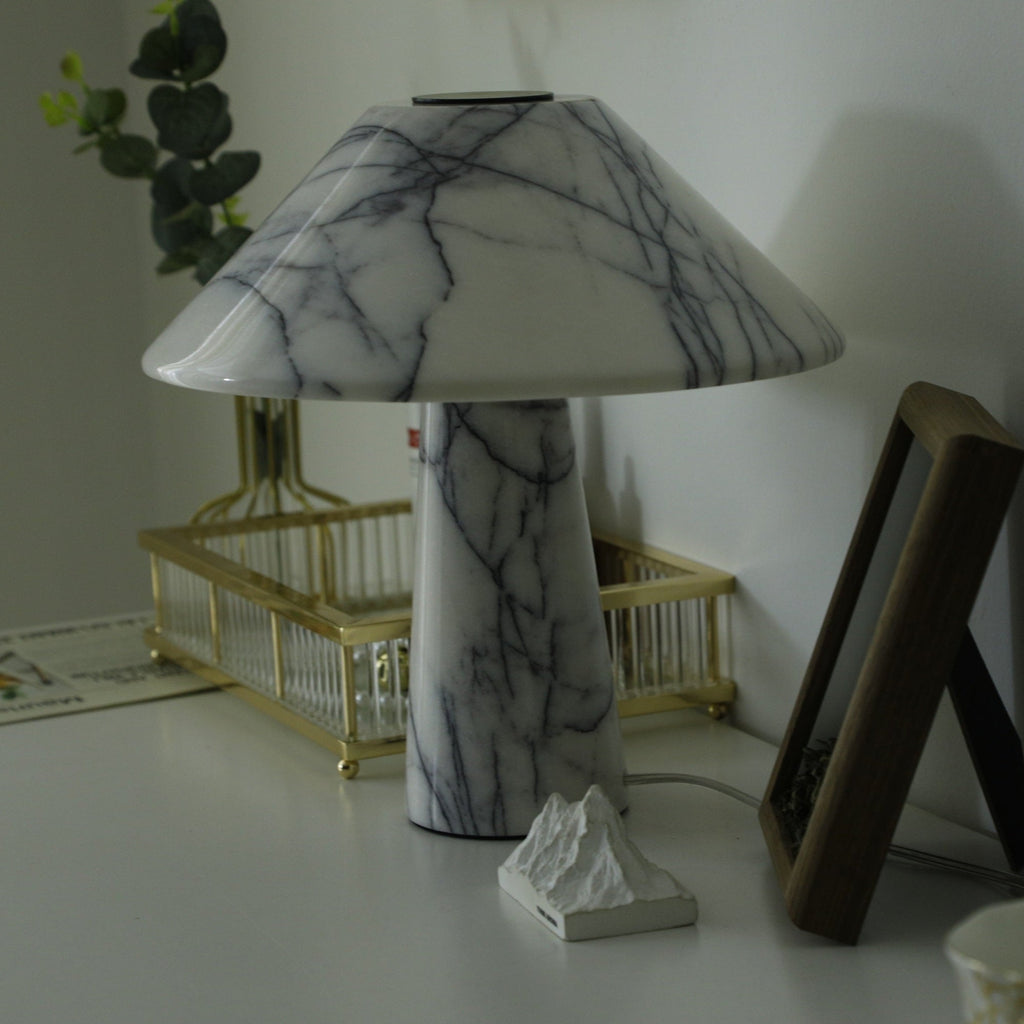 Lampe à poser moderne Rafael en Marbre Blanc