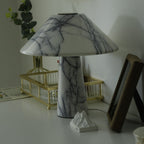 Lampe à poser moderne Rafael en Marbre Blanc