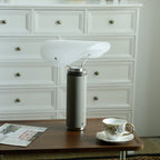 Lampe à poser moderne Rafael en Travertin, Marbre