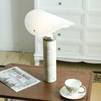 Lampe à poser moderne Rafael en Travertin, Marbre