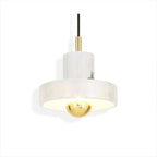 Suspension moderne Torbjorn en Marbre Or et blanc
