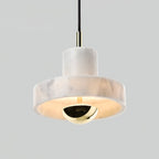 Suspension moderne Torbjorn en Marbre Or et blanc