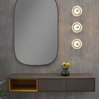 Applique murale moderne Mori en Marbre Or et blanc