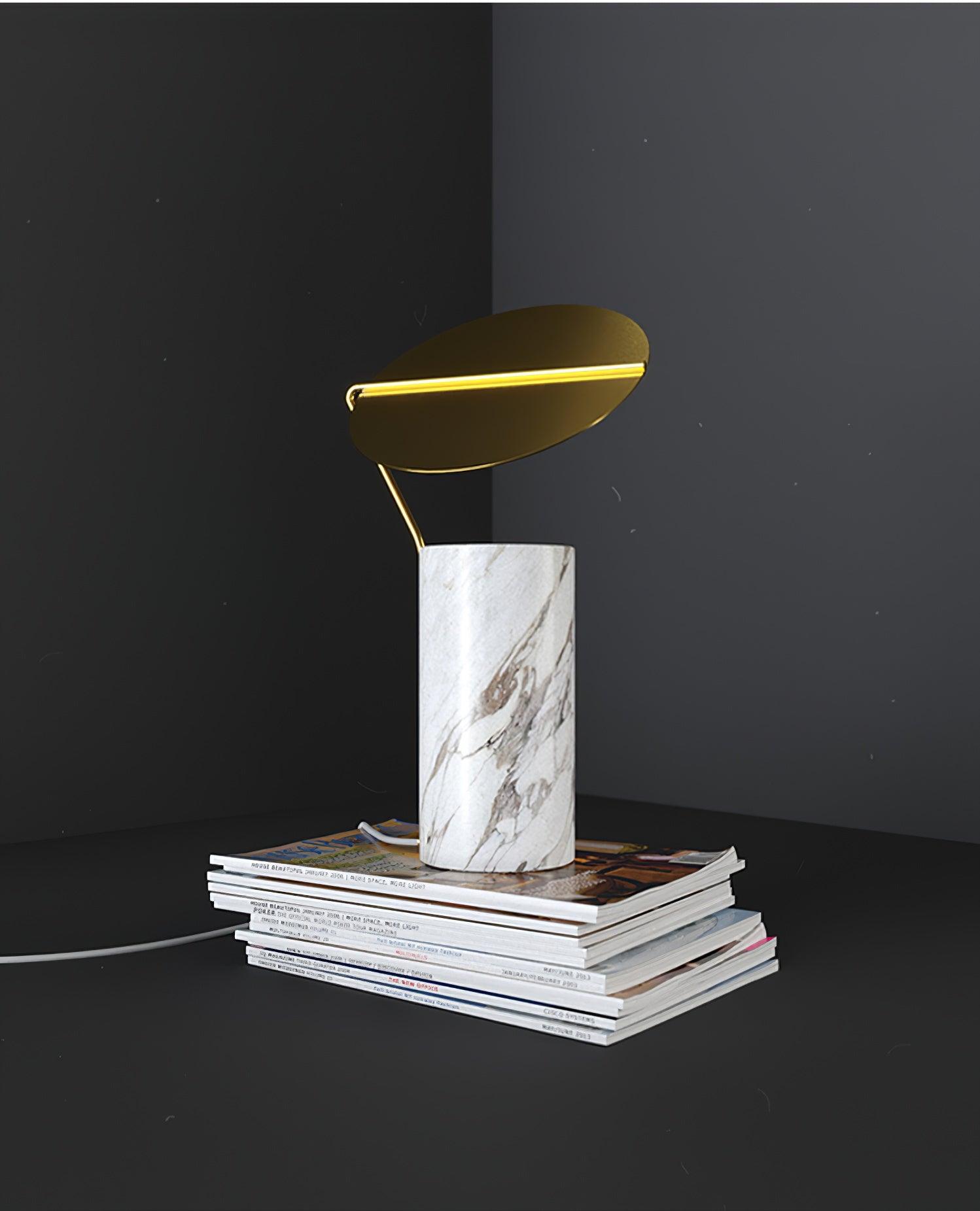 Lampe à poser moderne Walton en Marbre Noir