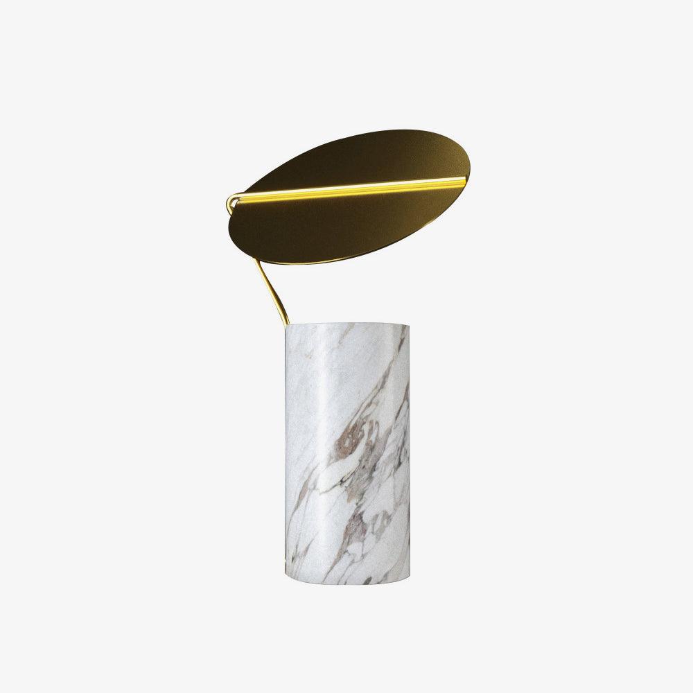 Lampe à poser moderne Walton en Marbre Blanc