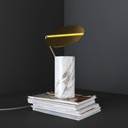 Lampe à poser moderne Walton en Marbre Blanc