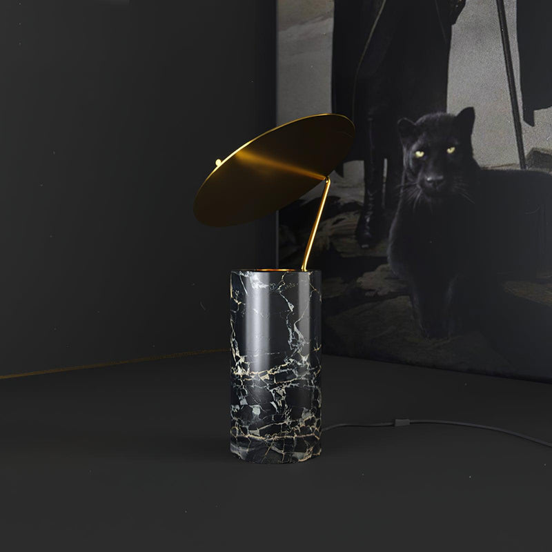 Lampe à poser moderne Walton en Marbre Noir