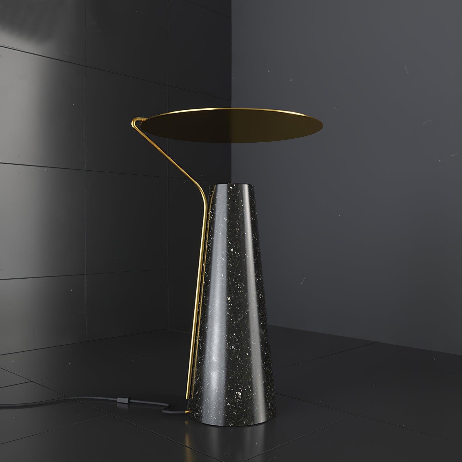 Lampe à poser moderne Walton en Marbre Noir
