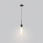Suspension moderne Volmer en Noir et foncé vert marbre sphère