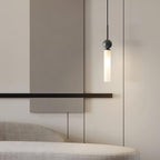 Suspension moderne Volmer en Noir et foncé vert marbre sphère