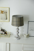 Lampe à poser moderne Oskar en Marbre Blanc et gris