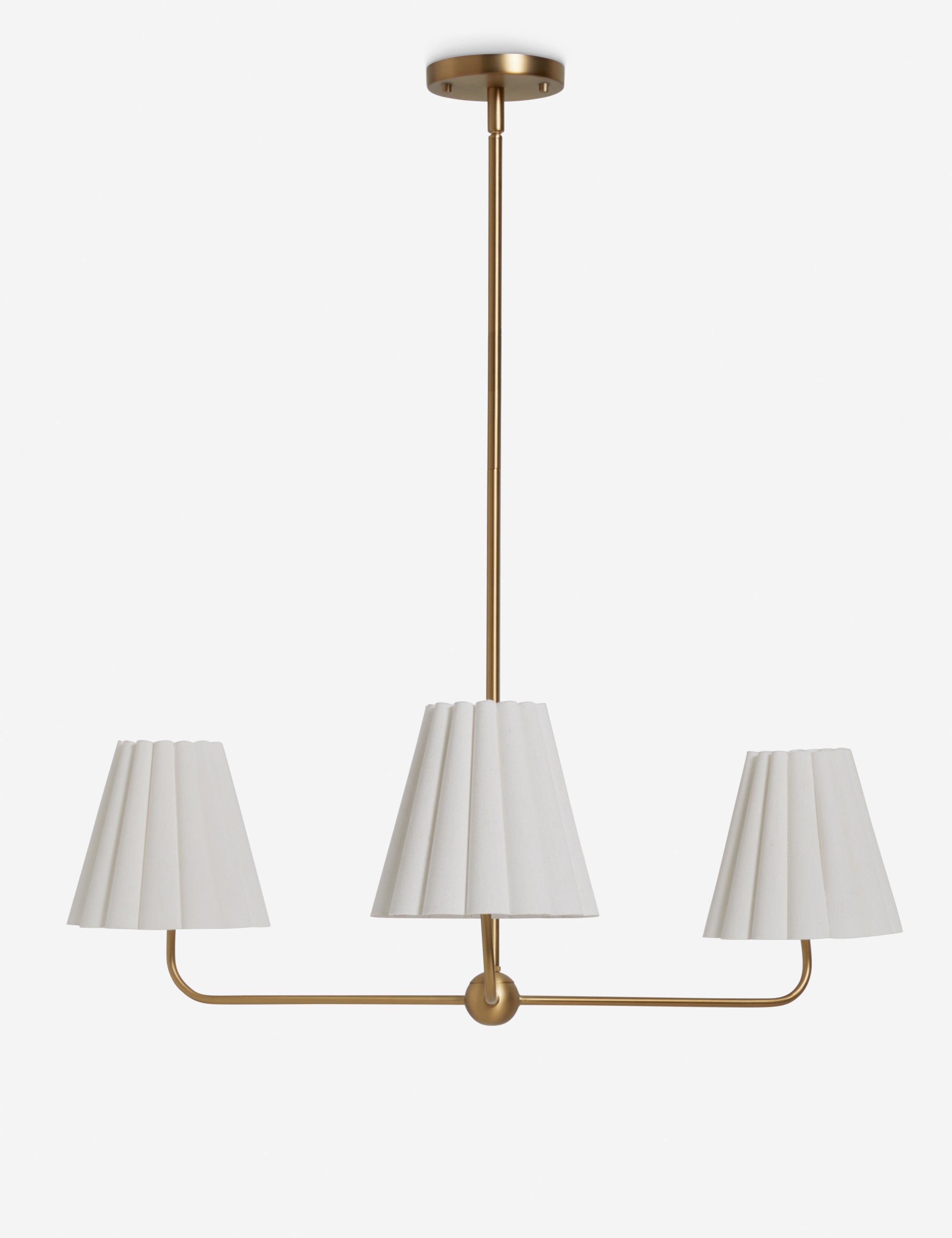 Lustre contemporain Holm en laiton - Laiton
