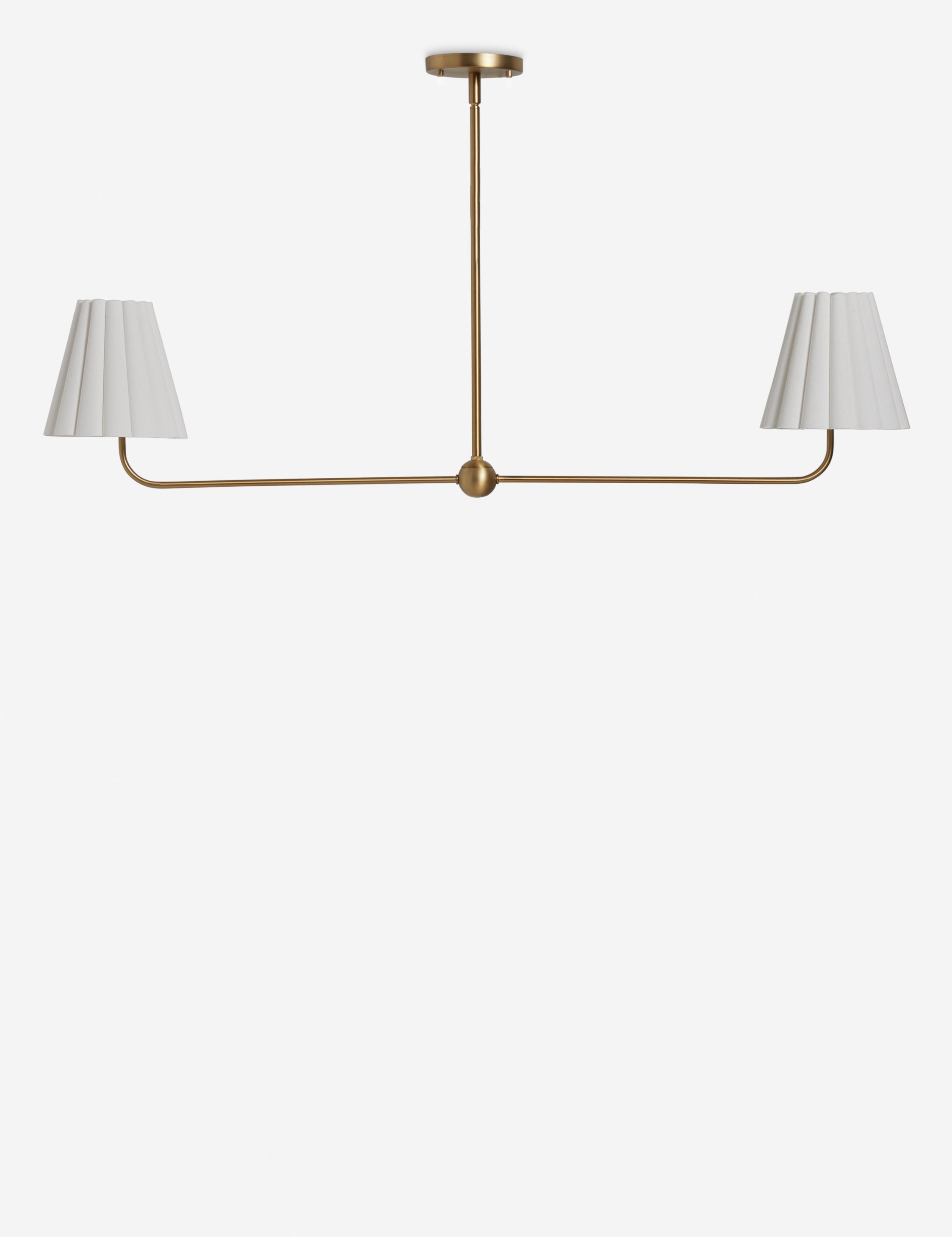 Lustre contemporain Holm en laiton - Laiton