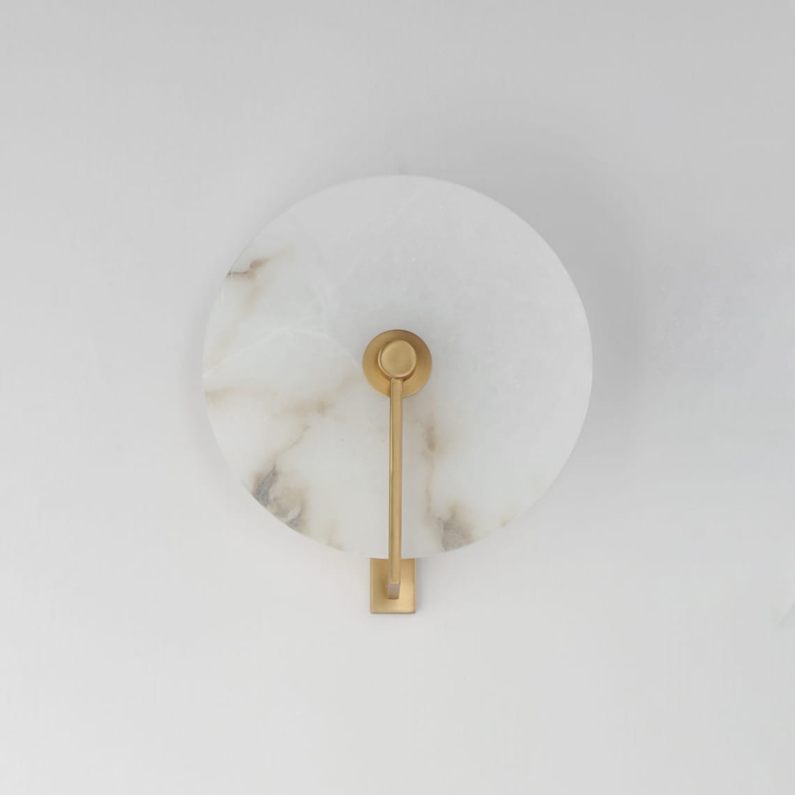 Medallion Alabaster Wall Sconce