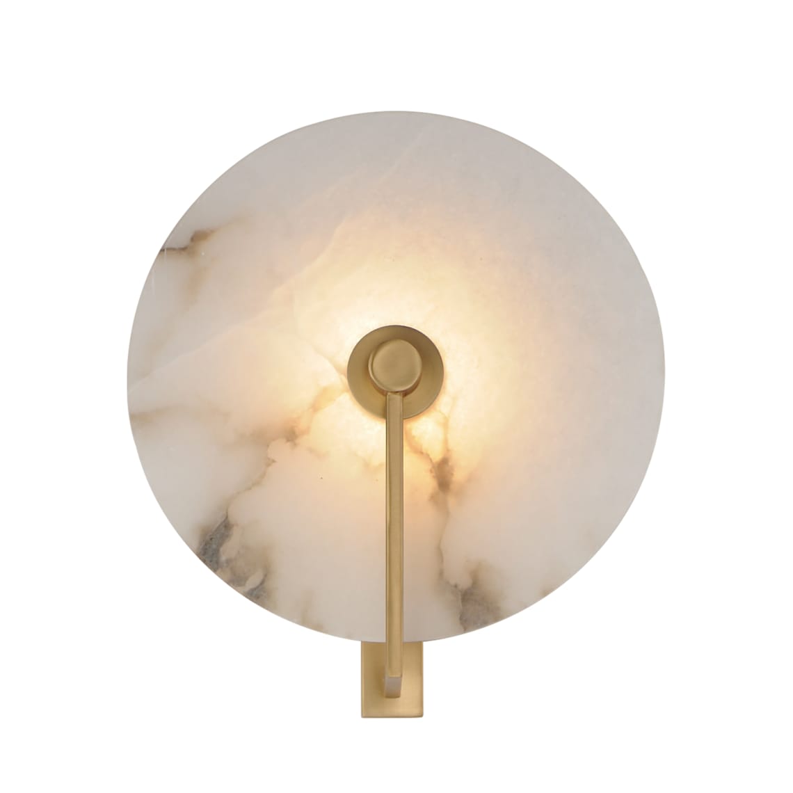 Medallion Alabaster Wall Sconce