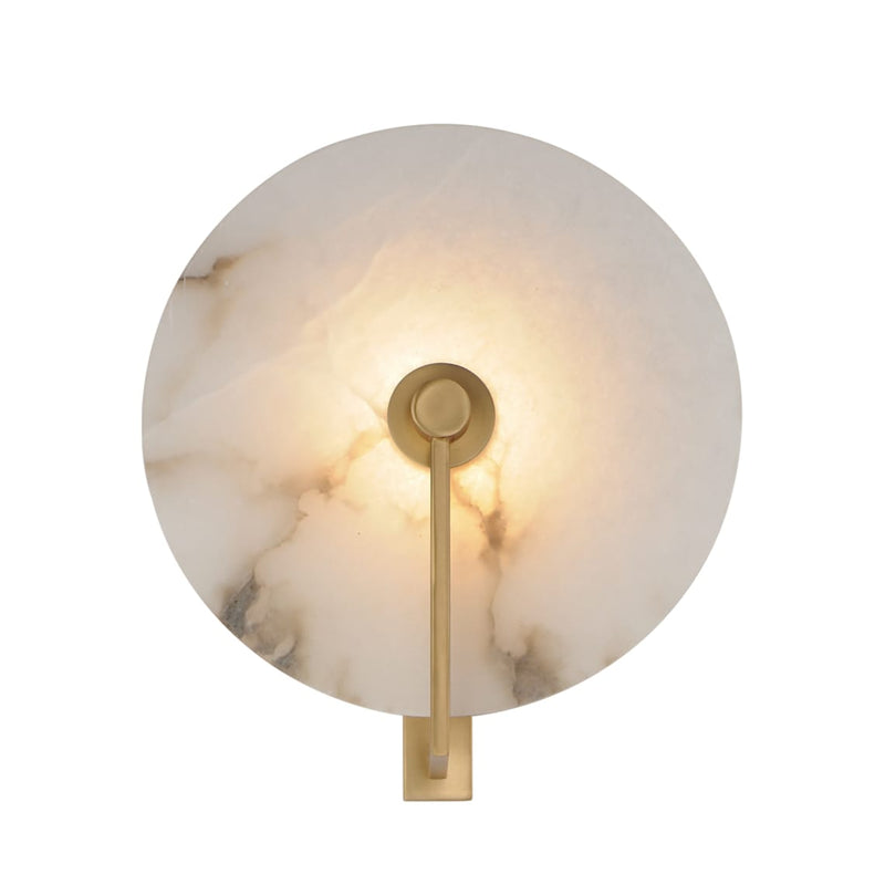 Medallion Alabaster Wall Sconce