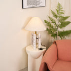 Lampe à poser moderne Gunder en Marbre Blanc