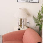 Lampe à poser moderne Gunder en Marbre Blanc