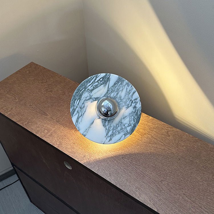 Applique murale moderne Abbott en Marbre Chrome