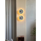 Applique murale moderne Abbott en Marbre Chrome