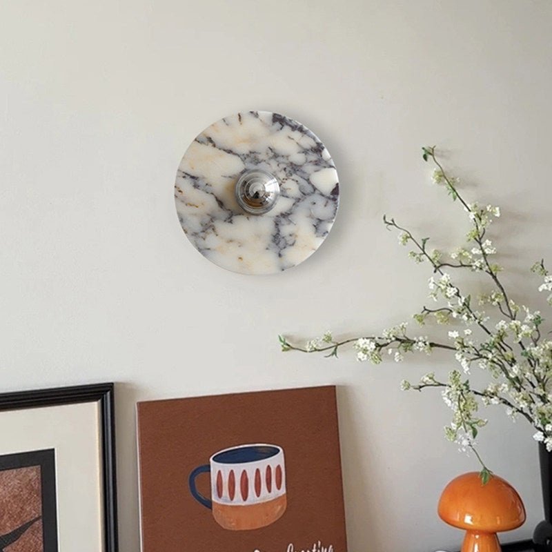 Applique murale moderne Abbott en Marbre Doré