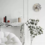 Applique murale moderne Abbott en Marbre Chrome