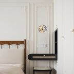 Applique murale moderne Abbott en Marbre Chrome