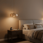 Suspension moderne Earle en verre Noir et fumé gris