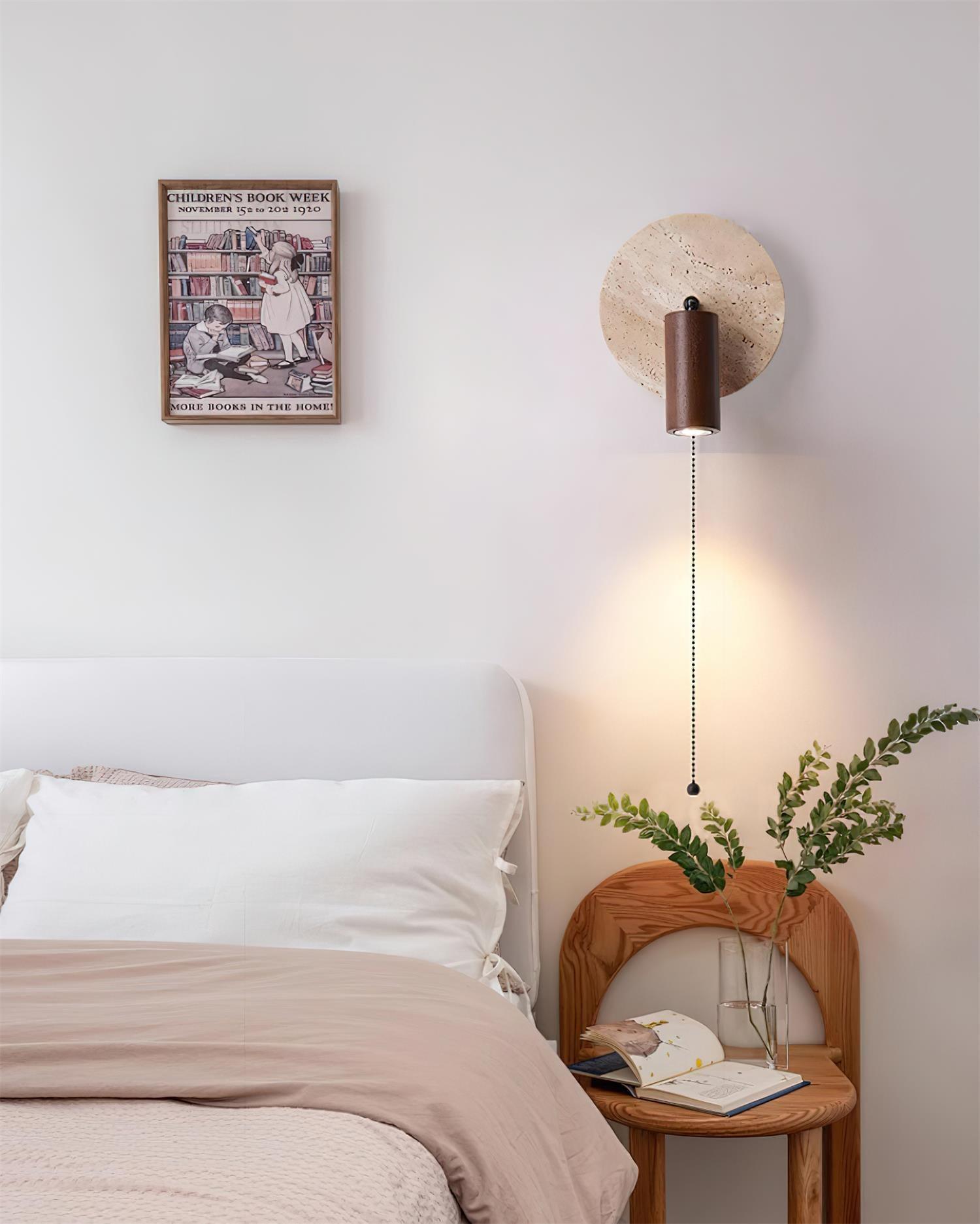 Applique murale moderne Torvid en Bois, Métal Noyer