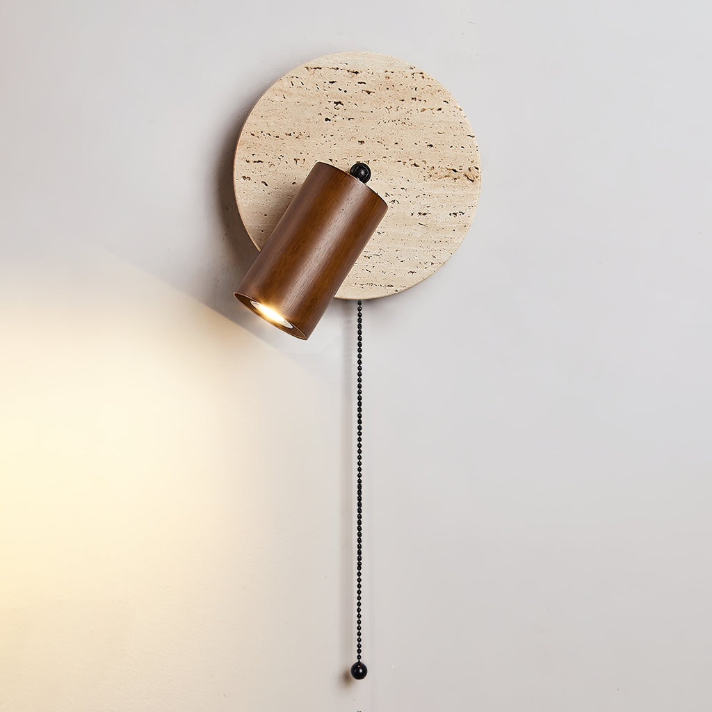 Applique murale moderne Torvid en Bois, Métal Noyer
