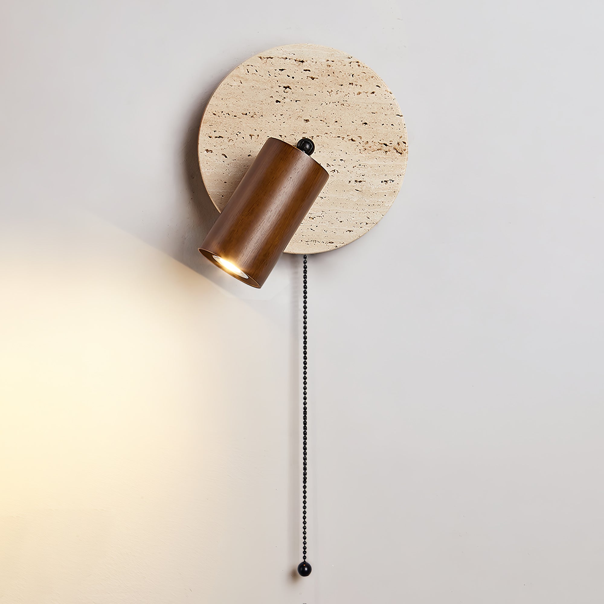Applique murale moderne Torvid en Bois, Métal Noyer