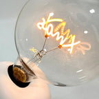 Lampe à poser moderne Cyric en Blanc marbre et transparent
