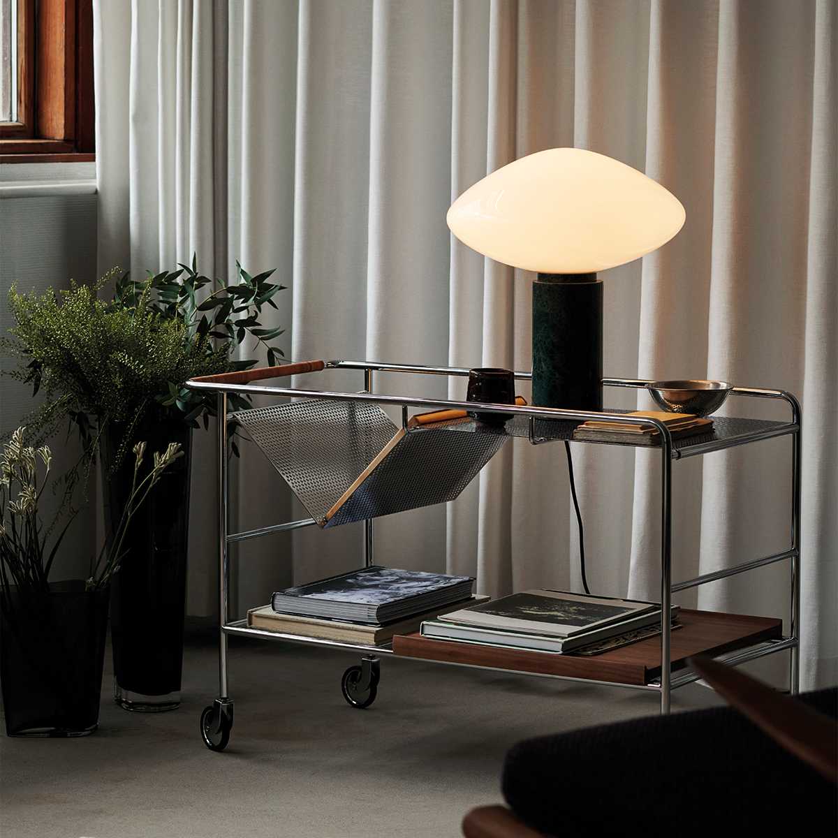 Lampe à poser moderne Osmond en Marbre Vert