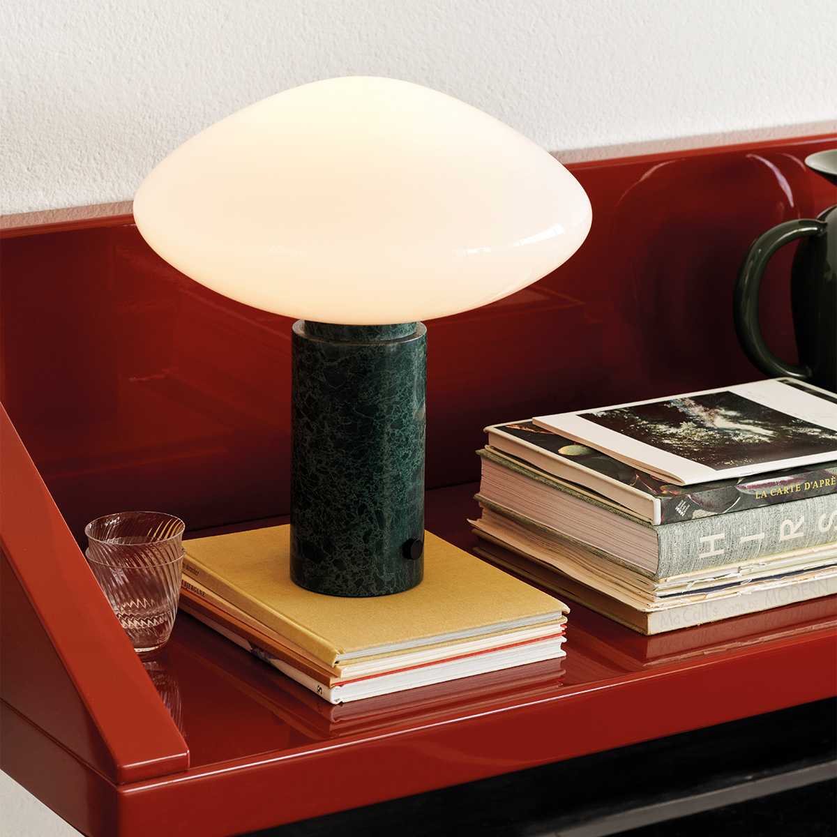 Lampe à poser moderne Osmond en Marbre Vert