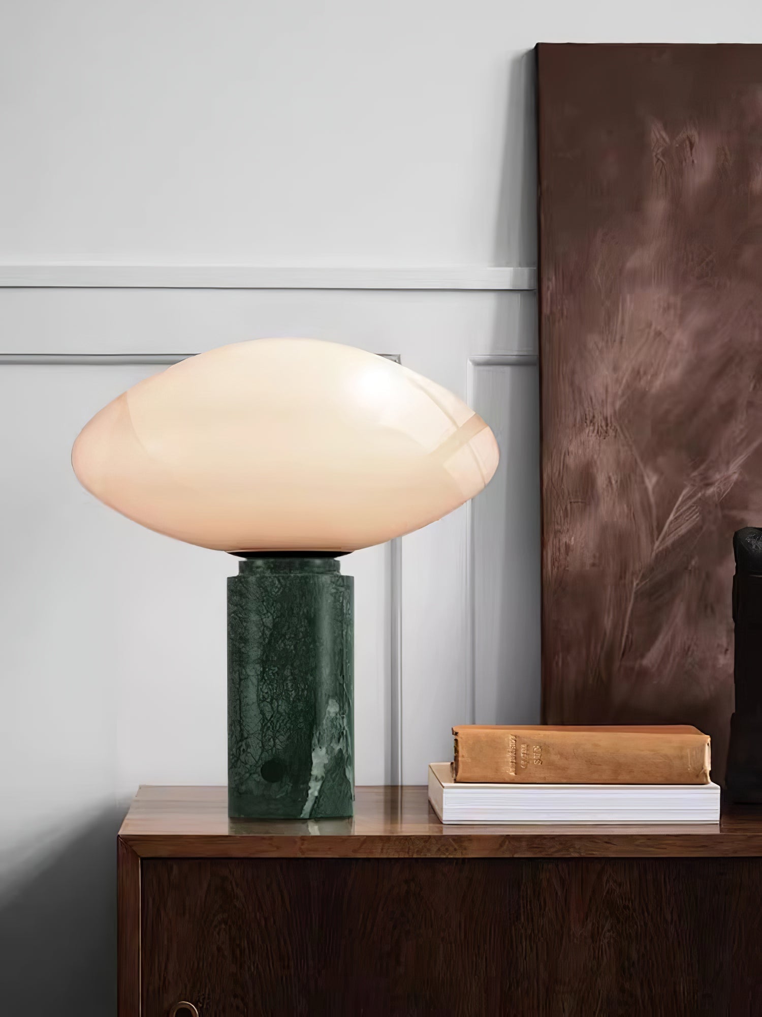 Lampe à poser moderne Osmond en Marbre Vert