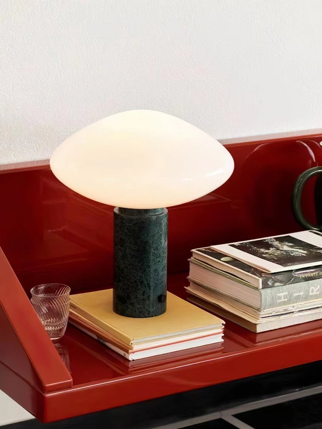 Lampe à poser moderne Osmond en Marbre Vert