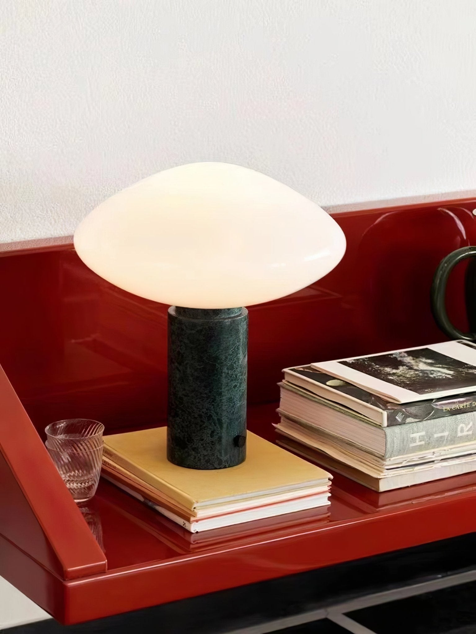 Lampe à poser moderne Osmond en Marbre Vert