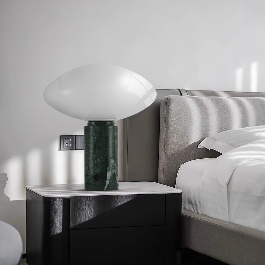 Lampe à poser moderne Osmond en Marbre Vert