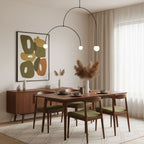 Lustre moderne Todd en Métal, Fer, Acier, Verre Doré