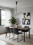 Lustre moderne Todd en Métal, Fer, Acier, Verre Doré