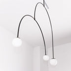 Lustre moderne Todd en Métal, Fer, Acier, Verre Doré