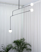 Lustre moderne Todd en Métal, Fer, Acier, Verre Doré