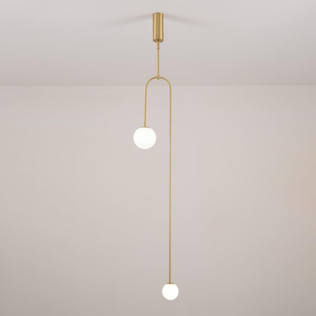 Lustre moderne Todd en Métal, Fer, Acier, Verre Noir