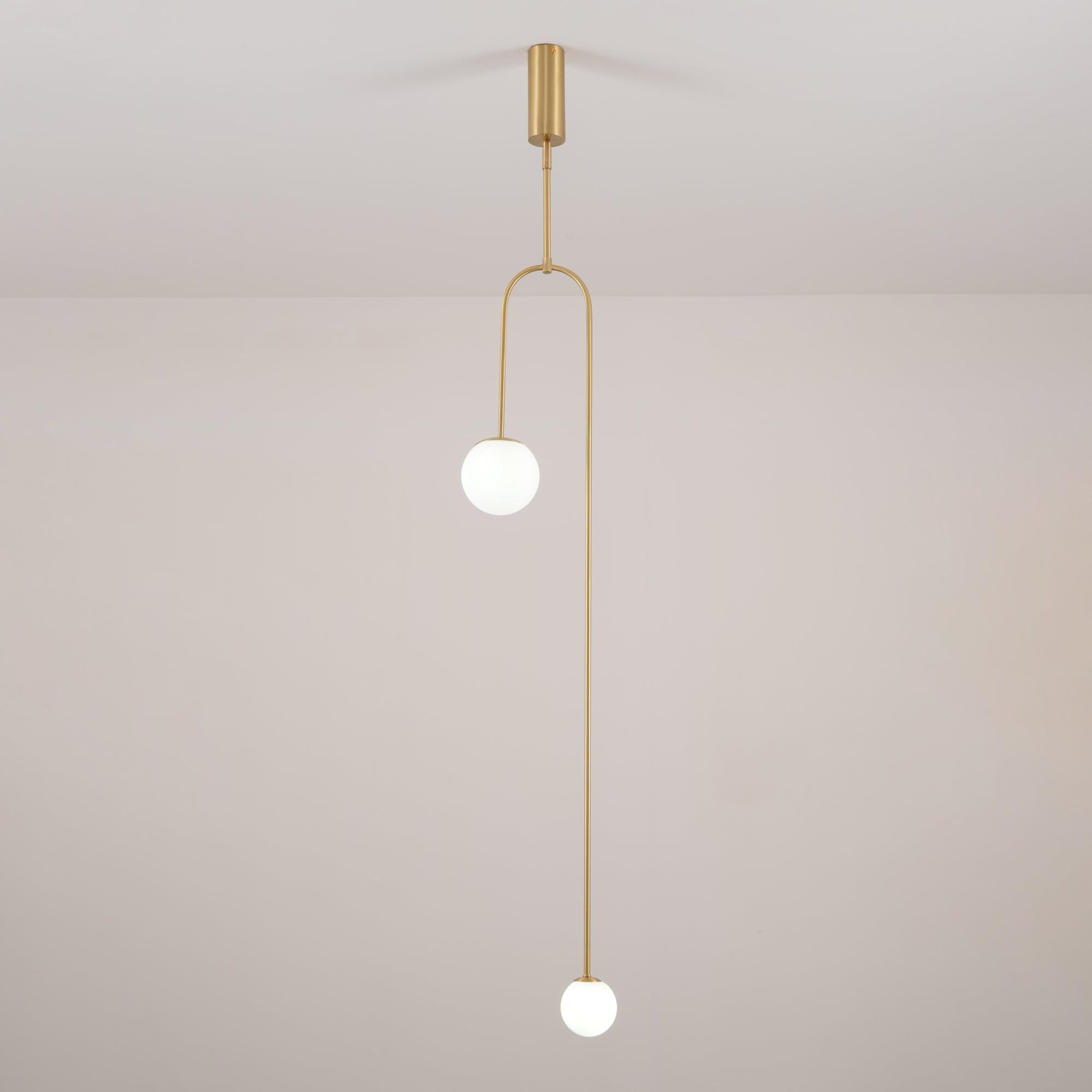 Lustre moderne Todd en Métal, Fer, Acier, Verre Noir