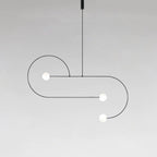 Lustre moderne Todd en Métal, Fer, Acier, Verre Doré