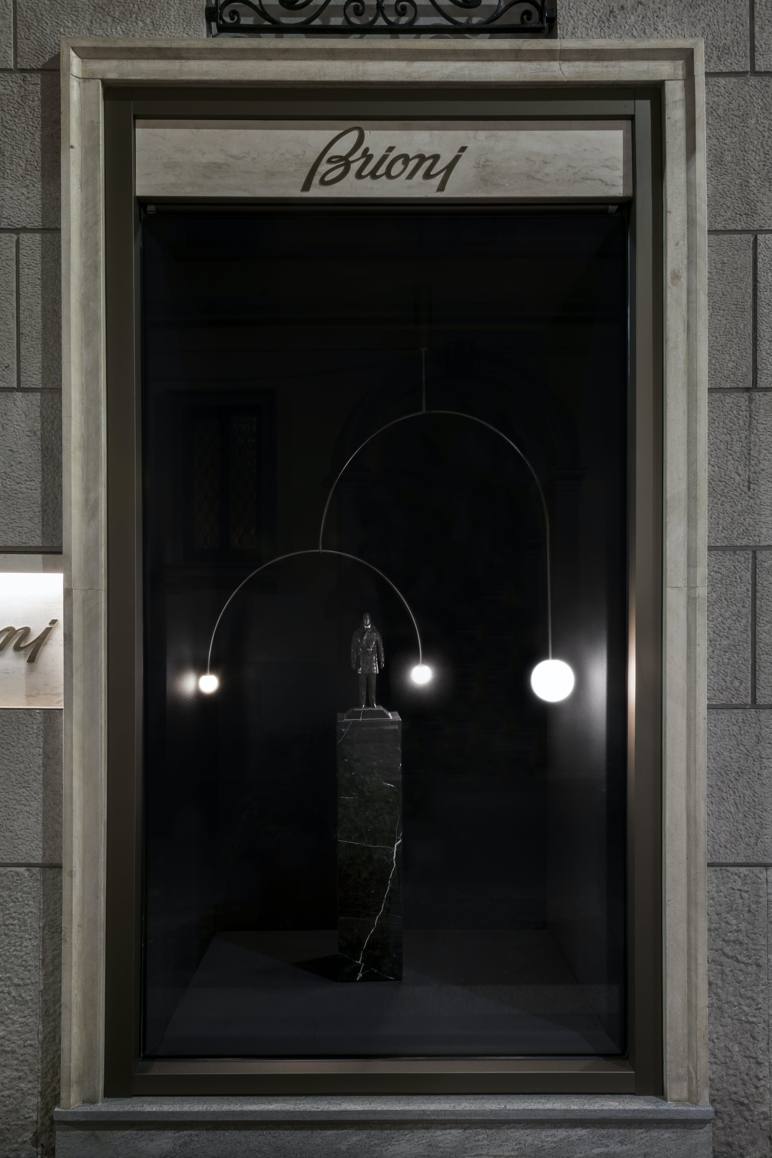 Lustre moderne Todd en Métal, Fer, Acier, Verre Noir