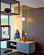 Lustre moderne Todd en Métal, Fer, Acier, Verre Doré