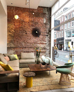 Lustre moderne Todd en Métal, Fer, Acier, Verre Doré