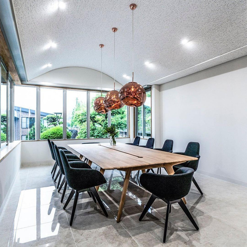 Suspension moderne Sejer en Métal, PVC, Plastique Argenté